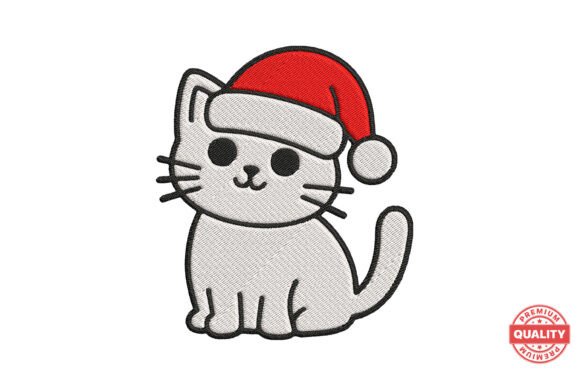 Cute Christmas Cat Embroidery Review: Festive and Functional