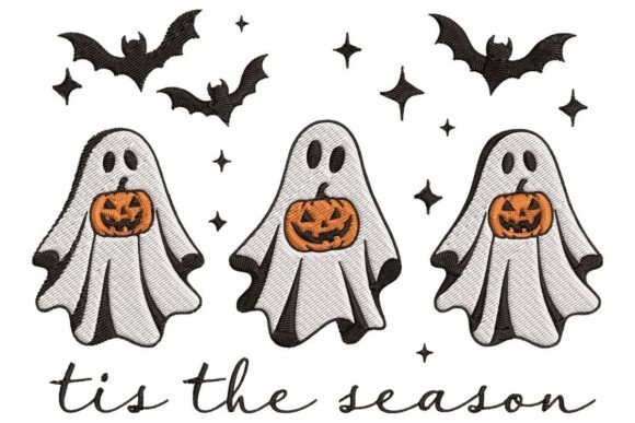Cute Ghosts Embroidery Design Review for Small Shop Sellers