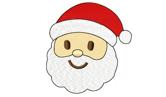 Cute Santa Claus Face Embroidery Design Review for Sellers
