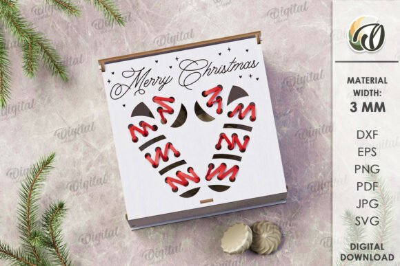 Embroidery Christmas Gift Box Laser Cut Review for Sweatshirt Projects