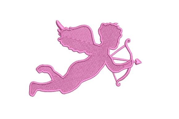 Flying Cupid Silhouette Embroidery Design Review