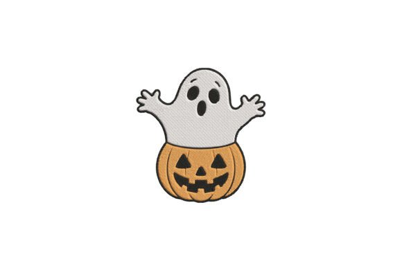 Ghost in Pumpkin Embroidery Review for Personalized Gift Products