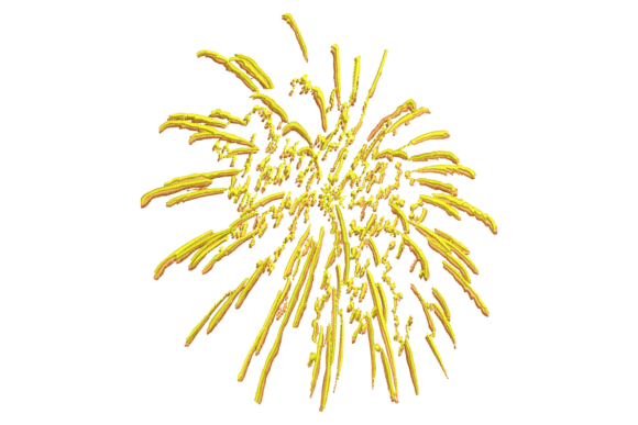 Golden Spark Fireworks Embroidery Design Review