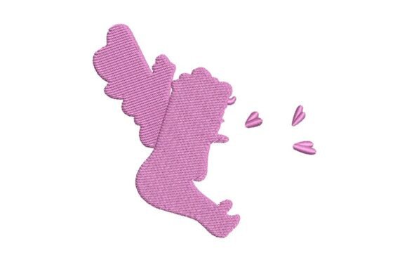 Kissing Cupid Blowing Hearts Embroidery Design Review