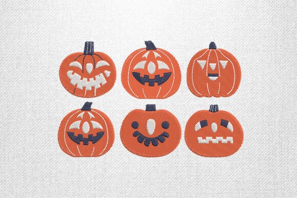 Pumpkin Face Embroidery Collection Review for Seasonal Projects