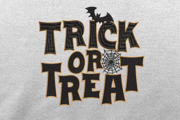 Trick or Treat Embroidery Halloween